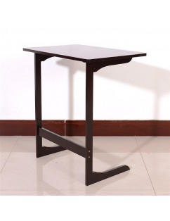 60x40x65cm L-shaped Bamboo Sofa Side Table Coffee