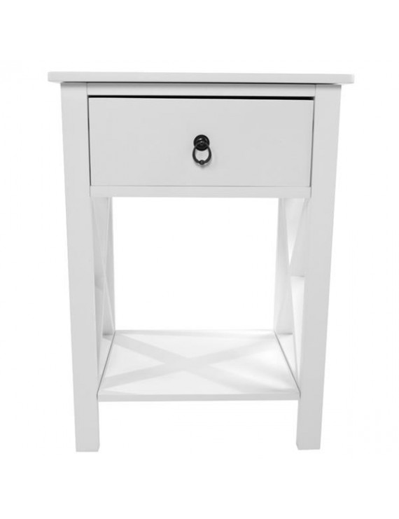 Side Intersection Style Bedside Table, Bedside Coffee Table