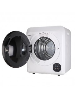 ZOKOP GDZ60-608E Home Button Dryer 6kg Drum Dryer   2 Pieces of Filter Cotton-White