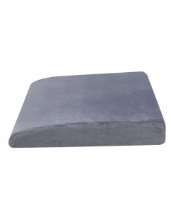 Memory Cotton Square Cushion Grey 19"x 17.5" x 3.5"