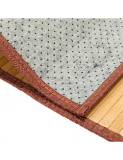 5”*8" Non-sliding Waterproof Bamboo Floor Mat Natural