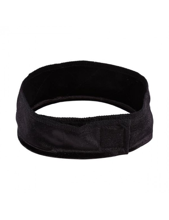 1pc Flexible Velvet Fasten Wig Grip Scarf Hair Band Headband (Black)
