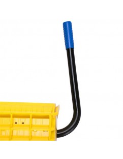 Wavebrake Mopping System Bucket and Side-Press Wringer Combo, 36L 34Quart 9.5Gallon Yellow