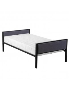 Simple Dark Gray Soft Cover Daybed Black Twin