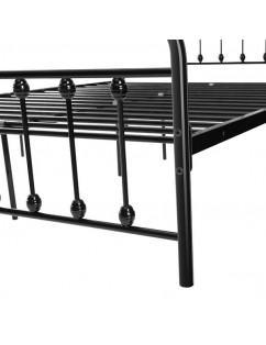 5FT Barbells Bedhead Decoration Iron Bed Black