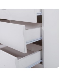 FCH Modern Simple 3-Drawer Dresser White