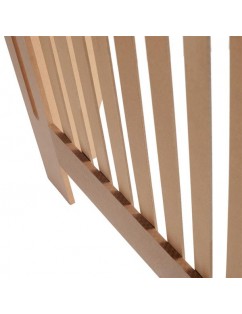 Simple Traditional Design Ventilated E1 MDF Board Vertical Stripe Pattern Radiator Cover Wood Color XL